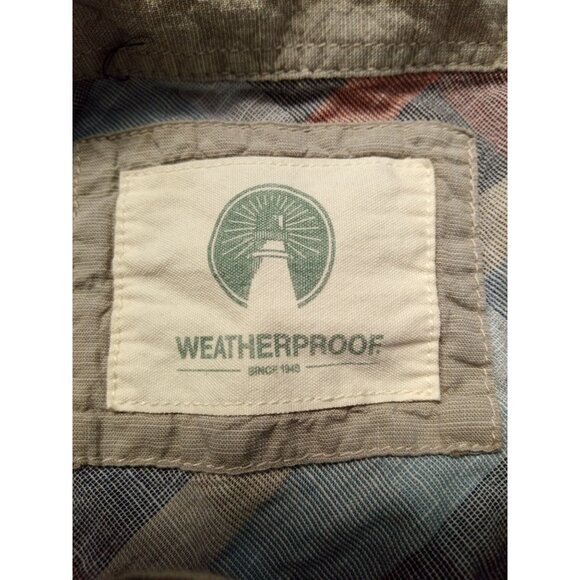 Weatherproof Blue Orange Casual Button Down Short Sleeved Shirt Size XXL - Picture 3 of 5